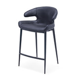 [Barstool] Gun color frame + PU , Restaurant & Restaurant and family-style Italian with armrests bars chair