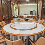 [Dining Chair] rose gold frame + saddle leather & PU , Hotel banquet with armchair dining chairs