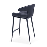 [Barstool] Gun color frame + PU , Restaurant & Restaurant and family-style Italian with armrests bars chair