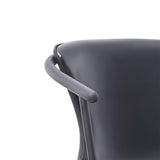 [Dining Chair] black matt frame + saddle leather & PU , Kitchen, dining room, and home armchair dining chairs