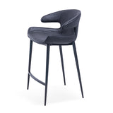 [Barstool] Gun color frame + PU , Restaurant & Restaurant and family-style Italian with armrests bars chair