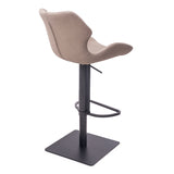 [Hydraulic Barstool] Black matt frame base + PU , Modern Home Bar & Kitchen Island Barstool