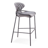 [Barstool] black matt frame + saddle leather & PU , Hero's original design bar & café special bar chairs