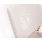 [Dining Chair] rose gold frame + saddle leather & PU , Hotel banquet with armchair dining chairs
