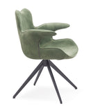 [Lounge chair] Black nickel frame + fabric，Relieve Back Pain reading Back Support lounge chair