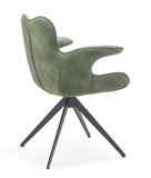 [Lounge chair] Black nickel frame + fabric，Relieve Back Pain reading Back Support lounge chair