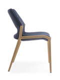 [Dining Chair] Rose gold frame +  PU，Christmas Feast Atmosphere Dining Chair