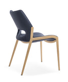 [Dining Chair] Rose gold frame +  PU，Christmas Feast Atmosphere Dining Chair