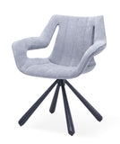 [Lounge chair]  Gun color frame +  PU，HERO Furniture Ergonomic Design Relax Chair