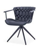 [Lounge chair]  Gun color frame +  PU，Living-room versatile Eco-Friendly relax chair