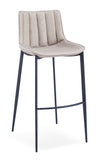 [Barstool] Black matt frame + PU , Scandinavian Barstools for Home & Hospitality Spaces