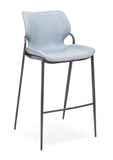 [Barstool] Black matt frame + PU , Bar stools for backrest restaurant with back support