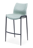 [Barstool] Black matt frame +  PU , Ergonomic Side Waist Support Design barstool