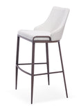 [Barstool] Wood vaneer  frame  +  PU , Atmospheric Bar chair Design for Outdoor & Indoor Bars
