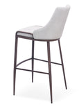 [Barstool] Wood vaneer  frame  +  PU , Atmospheric Bar chair Design for Outdoor & Indoor Bars