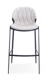 [Barstool] Gun color frame + PU , Rust-Proof durable balcony leisure bar chair