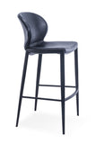 [Barstool] Black matt frame + PU ,  living spaces bar stools,barstools for kitchen island