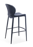 [Barstool] Black matt frame + PU ,  living spaces bar stools,barstools for kitchen island