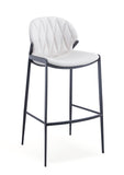 [Barstool] Gun color frame + PU , Rust-Proof durable balcony leisure bar chair