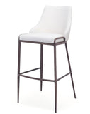 [Barstool] Wood vaneer  frame  +  PU , Atmospheric Bar chair Design for Outdoor & Indoor Bars